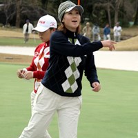 トップスタートの古閑美保が張晶と引き分け日本に流れを引き寄せた 2006年 日韓女子プロゴルフ対抗戦 最終日 古閑美保
