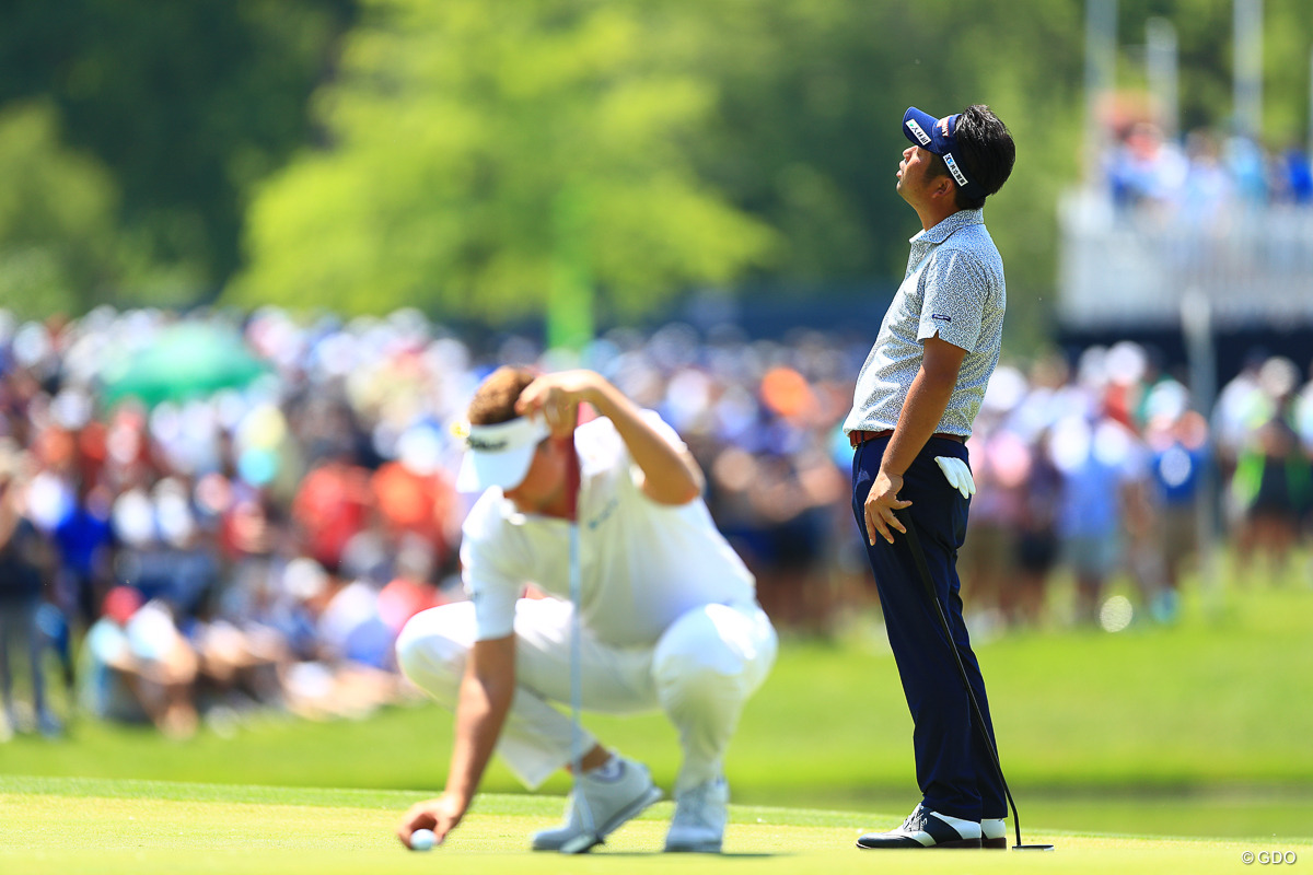 グリーン上で天を仰ぐ池田勇太 18年 全米プロゴルフ選手権 3日目 池田勇太 フォトギャラリー Gdo