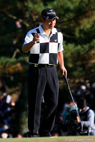 2009年 ゴルフ日本シリーズJTカップ最終日 池田勇太 賞金ランク2位で今シーズンを池田勇太。来年も間違いなくシーズンを盛り上げてくれるだろう