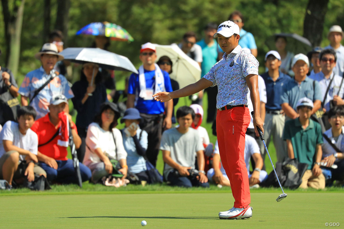 今平周吾はグリーン上で苦戦 バーディパットを14回外して敗退