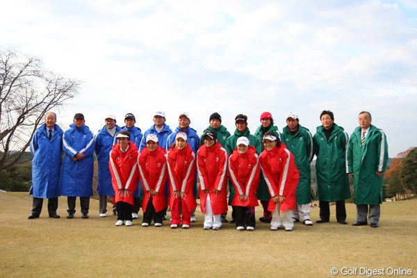 2009年 Hitachi 3Tours Championship 2009 集合写真 国内3大ツアーのスタープレーヤーが勢ぞろい！