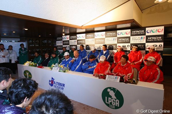 2009年 Hitachi 3Tours Championship 2009 共同会見