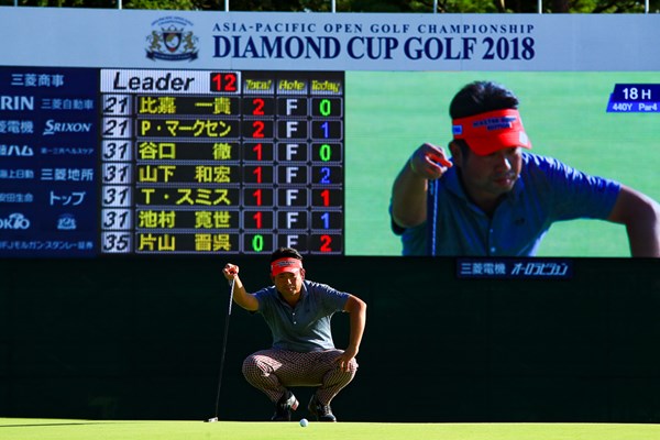 2018年 アジアパシフィック選手権ダイヤモンドカップゴルフ 3日目 池田勇太 池田勇太は節目の20勝に向け単独首位で最終日を迎える