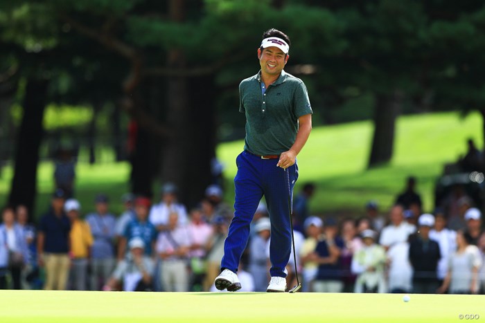 笑顔の多いラウンドになった池田勇太。節目のツアー通算20勝目を挙げた 2018年 アジアパシフィック選手権ダイヤモンドカップゴルフ 最終日 池田勇太