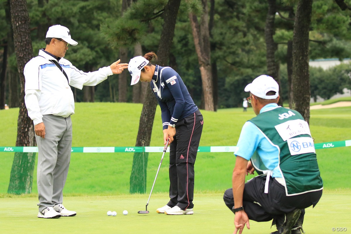 2018年 日本女子オープンゴルフ選手権競技 事前 イ・ボミ