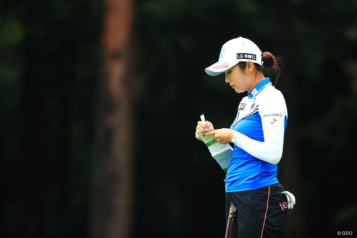 2018年 日本女子オープンゴルフ選手権競技 初日 イ・ボミ