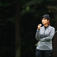 瞑想？ 2018年 日本女子オープンゴルフ選手権競技 初日 葭葉ルミ