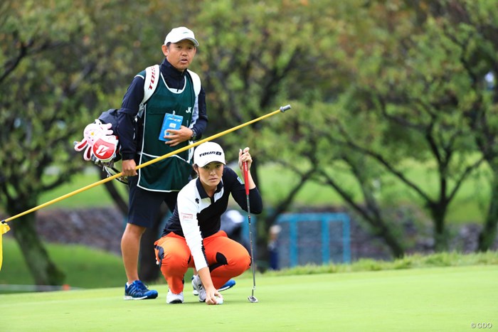 パターも決まれば完璧だし 2018年 日本女子オープンゴルフ選手権競技 初日 渡邉彩香