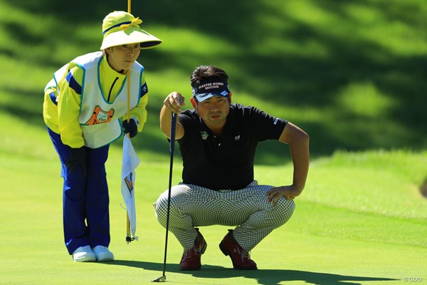 2018年 日本オープンゴルフ選手権競技 2日目 池田勇太 池田勇太は今週、コース所属のママさんキャディを起用している