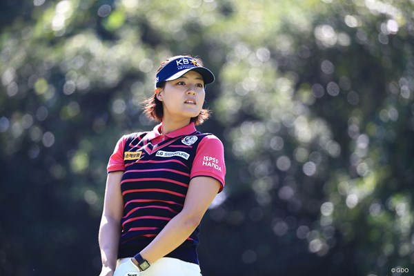 2018年 日本女子オープンゴルフ選手権競技 2日目 チョン・インジ モデルポーズではなさそう