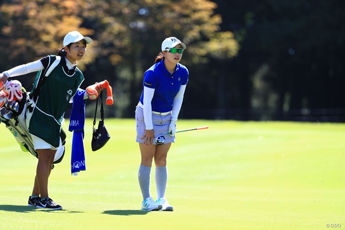 お辞儀 2018年 日本女子オープンゴルフ選手権競技 2日目 後藤未有