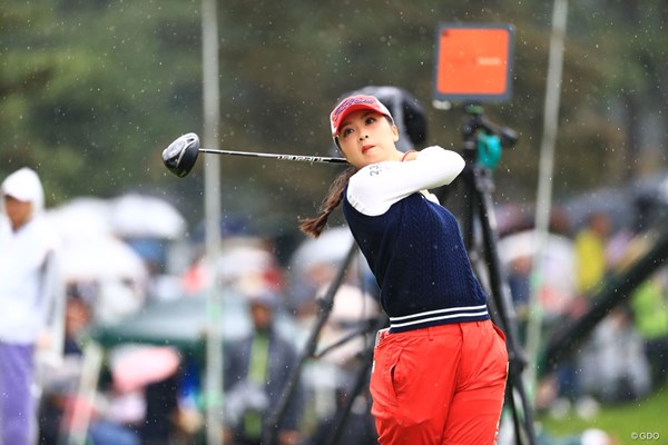 2018年 日本女子オープンゴルフ選手権競技 3日目 菊地絵理香 菊地絵理香は首位に並んで最終日へ。メジャー初優勝に前進した