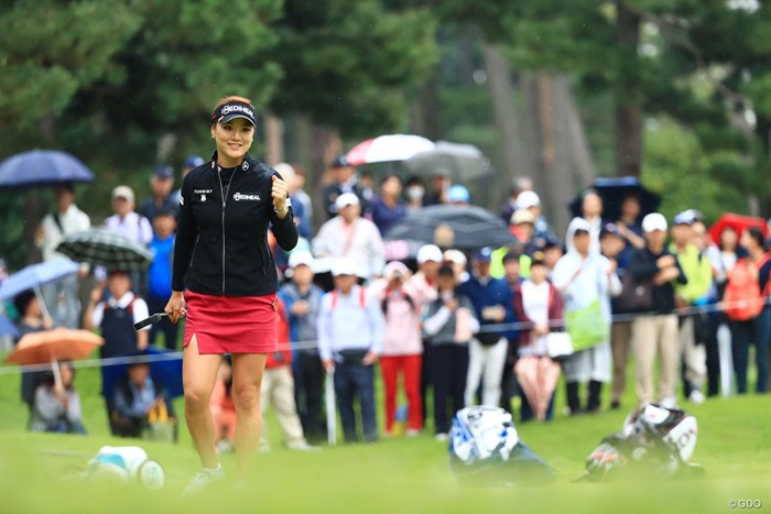 決めてくれるね、かっこいい～ 2018年 日本女子オープンゴルフ選手権競技 3日目 ユ・ソヨン