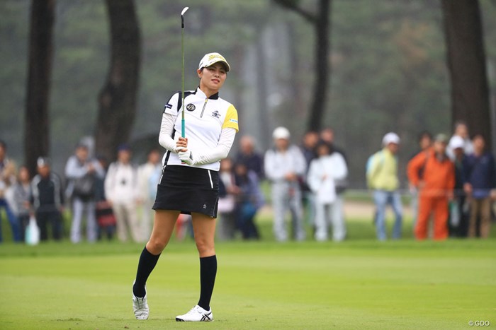 心配そうな 2018年 日本女子オープンゴルフ選手権競技 最終日 新垣比菜