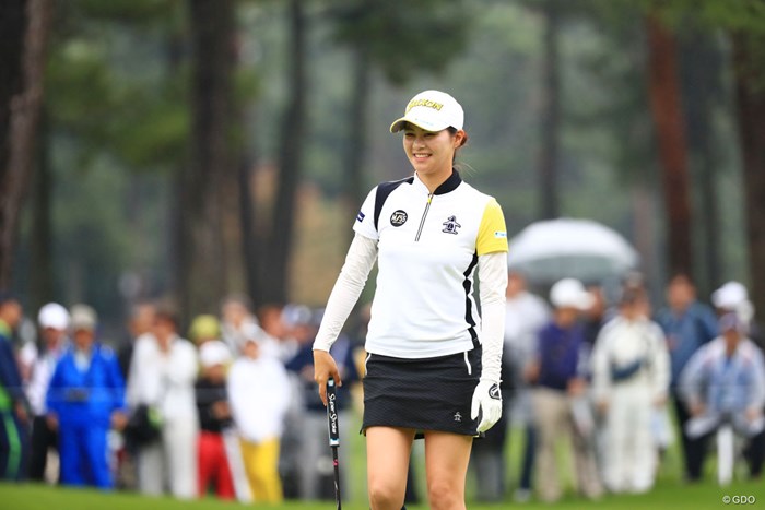 ナイスバーディー笑顔 2018年 日本女子オープンゴルフ選手権競技 最終日 新垣比菜