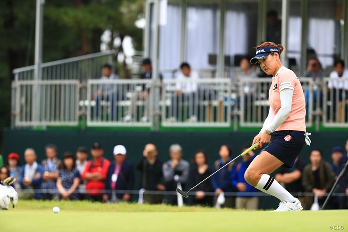 入れ！ 2018年 日本女子オープンゴルフ選手権競技 最終日 ユ・ソヨン