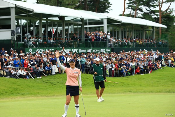 2018年 日本女子オープンゴルフ選手権競技 最終日 ユ・ソヨン 日本女子オープンを初制覇した”幸せなゴルファー”ユ・ソヨン