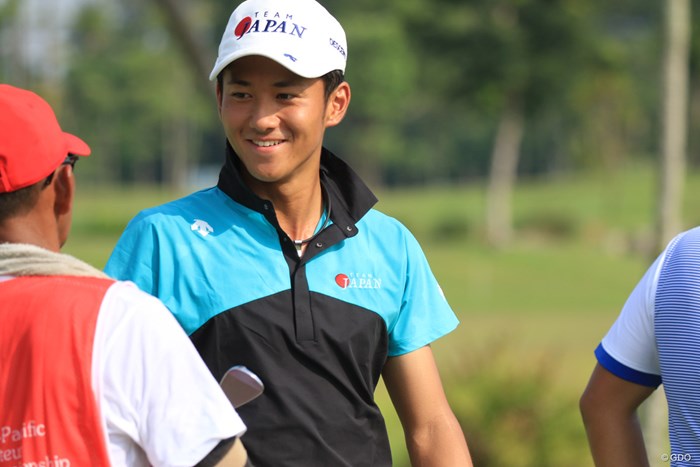 初日を1アンダー19位で終えた大澤和也 2018年 アジアパシフィックアマチュアゴルフ選手権 初日 大澤和也