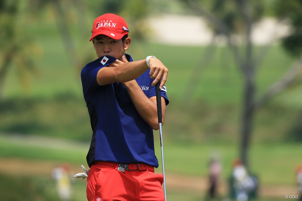 2018年 アジアパシフィックアマチュアゴルフ選手権 2日目 中島啓太