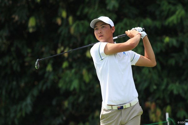2018年 アジアパシフィックアマチュアゴルフ選手権 2日目 ミンウー・リー 首位と3打差の7位につけるミンウー・リー