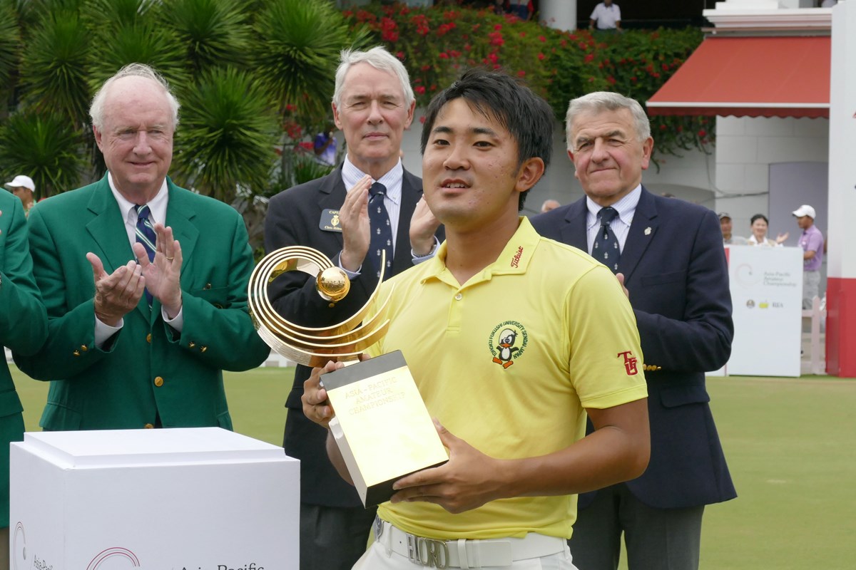 2018年 アジアパシフィックアマチュアゴルフ選手権 最終日 金谷拓実