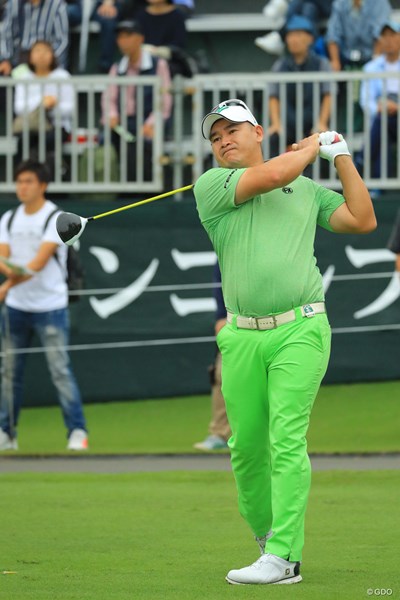 2018年 日本オープンゴルフ選手権競技 初日 アンジェロ・キュー 今日もキューリ色のウェアがイイね。