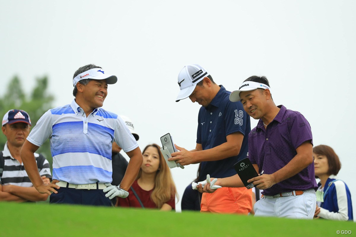 2018年 日本オープンゴルフ選手権競技 初日 手嶋多一 小林正則 久保谷健一