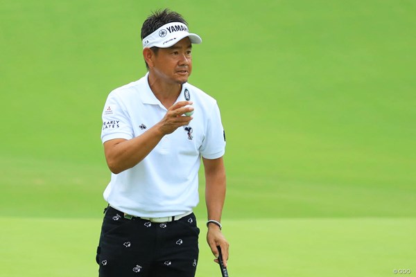 2018年 日本オープンゴルフ選手権競技 初日 藤田寛之 49歳の藤田寛之が「64」でプレーし首位発進した