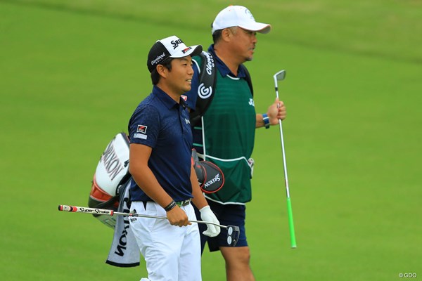2018年 日本オープンゴルフ選手権競技 3日目 稲森佑貴 単独首位に立った稲森佑貴。「日本オープン」でツアー初優勝となれば2009年の小田龍一以来8人目となる