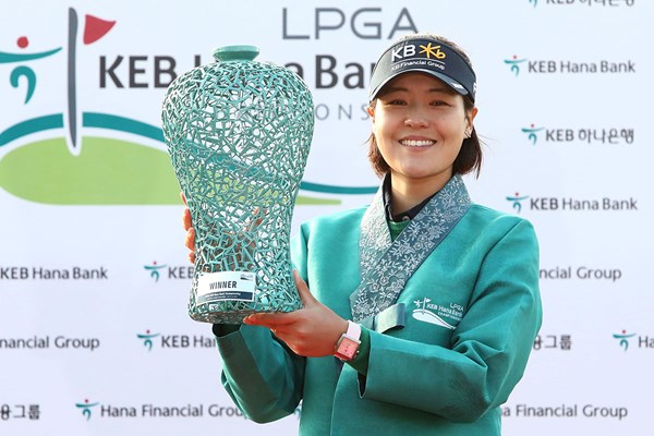 2018年 LPGA KEB・ハナバンク選手権 最終日 チョン・インジ チョン・インジがツアー3勝目を地元・韓国で飾った（Chung Sung-Jun／Getty Images）
