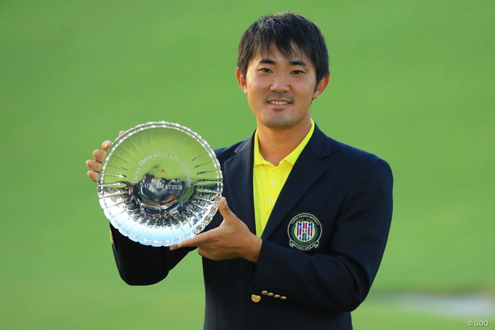 3度目のローアマチュアに輝いた金谷拓実 2018年 日本オープンゴルフ選手権競技 最終日 金谷拓実