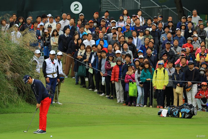パッティング次第で優勝争いに顔を出しそうな雰囲気ですね。 2018年 日本オープンゴルフ選手権競技 最終日 石川遼
