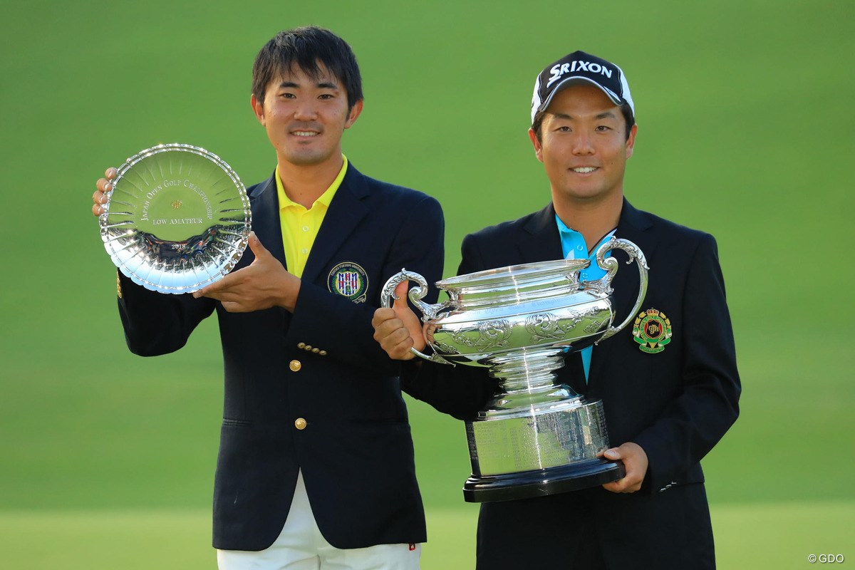 2018年 日本オープンゴルフ選手権競技 最終日 金谷拓実 稲森佑貴