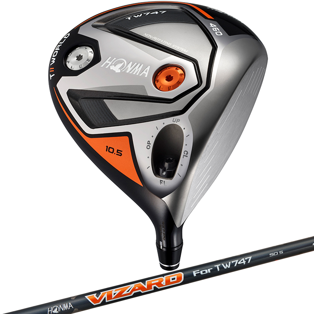 HONMA 本間 TW747 460 ドライバー 9.5° VIZARD FP-8 flex：X ∩SP7041-