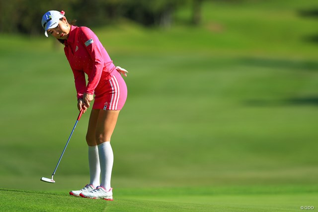 今季は見納め ピンクでそろえたアン シネは35位発進 国内女子ツアー Lpga Gdo ゴルフダイジェスト オンライン