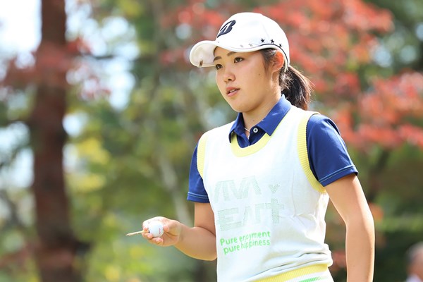 2018年 京都レディースオープン 2日目 古江彩佳 古江彩佳がアマチュアとして史上6人目の女子下部ツアーへ首位で最終日を迎える（提供：日本女子プロゴルフ協会）