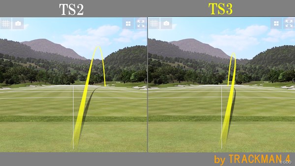 TS3はTS2と比べてどうなの？ ヘッドスピード別試打 TS3のほうがややドロー弾道