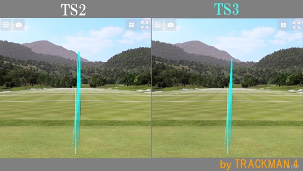 TS3はTS2と比べてどうなの？ ヘッドスピード別試打 TS3のほうがやや弾道が低め