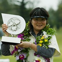 我慢のゴルフで3年ぶりの優勝を飾った藤野オリエ 2005年 ダイキンオーキッドレディスゴルフトーナメント 最終日 藤野オリエ