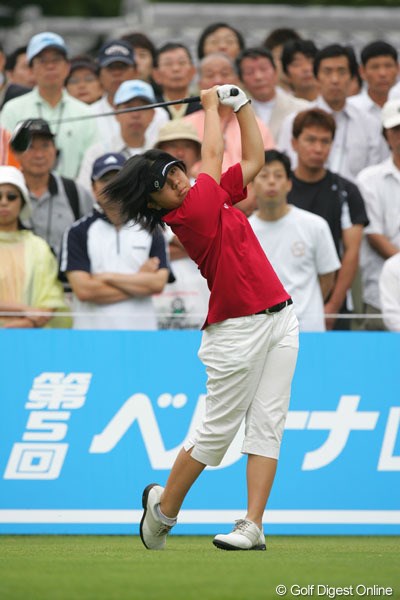 2005年 ベルーナレディースカップゴルフトーナメント 最終日 宮里美香 最終日は1つスコアを落とし9位タイに終わった宮里美香