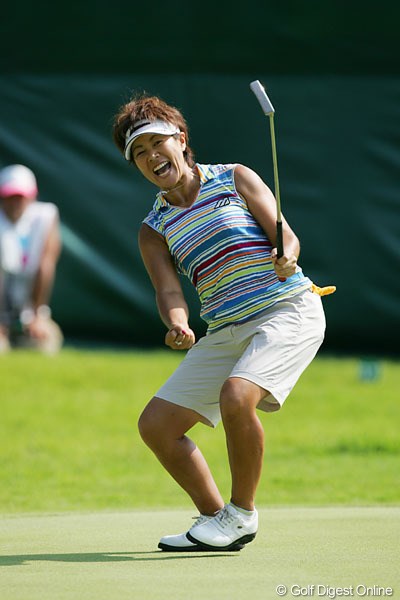 2005年 クリスタルガイザーレディスゴルフトーナメント 最終日 藤井かすみ