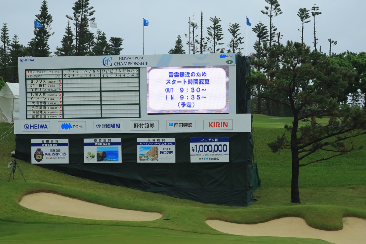 2018年 HEIWA・PGM CHAMPIONSHIP 最終日 スコアボード