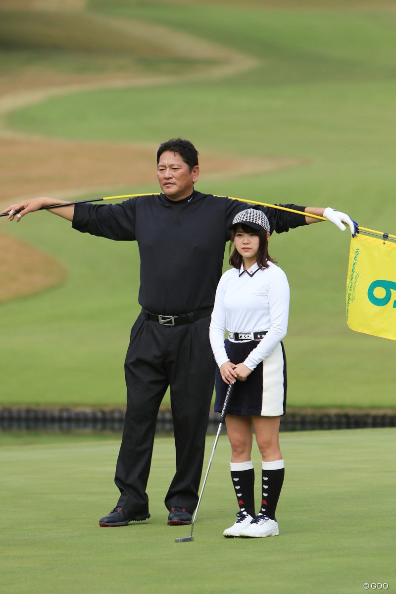 2018年 三井住友VISA太平洋マスターズ 事前 佐々木主浩と山内鈴蘭