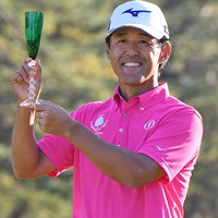 今季2勝目を飾った鈴木亨 ※画像提供：日本プロゴルフ協会 2018年 エリートグリップ シニアオープンゴルフ 最終日 鈴木亨