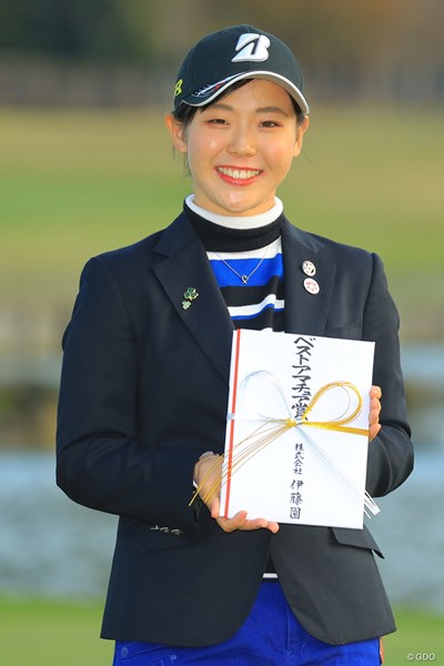 2018年 伊藤園レディスゴルフトーナメント 最終日 吉田優利 34位タイフィニッシュで辛くもローアマ獲得。