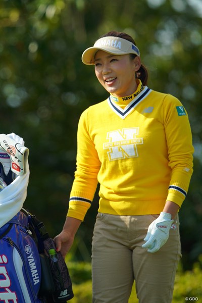 2018年 LPGAツアー選手権リコーカップ 3日目 有村智恵 デビュー当時から変わらないなぁ、なんてふと思いました。