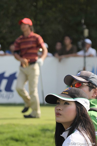 2010年 ザ・ロイヤルトロフィ最終日 石川遼と女の子