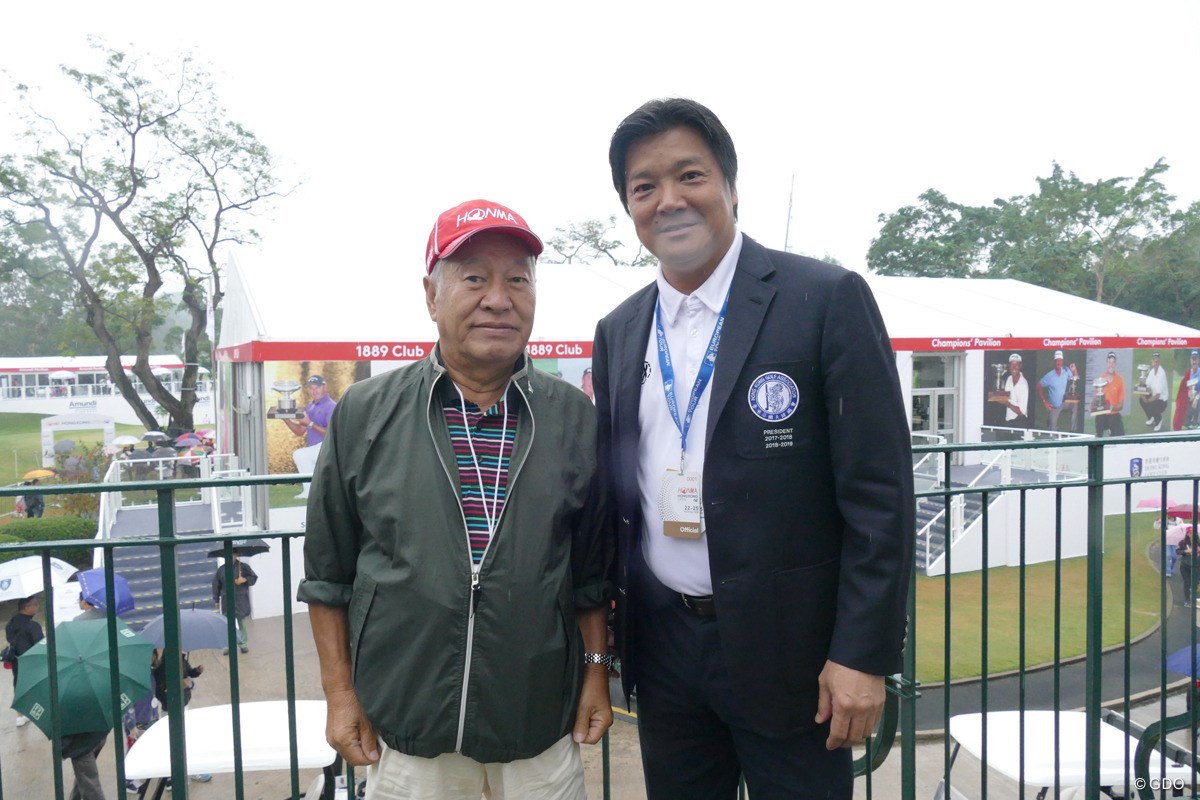 2019年 ホンマ香港オープン 最終日 北村功さんと西剛弘会長