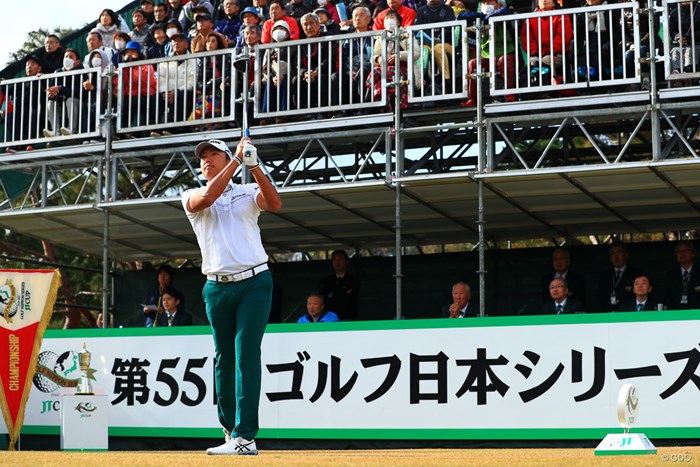 出水田大二郎は「66」でプレーし、4アンダー2位で終えた 2018年 ゴルフ日本シリーズJTカップ 初日 出水田大二郎