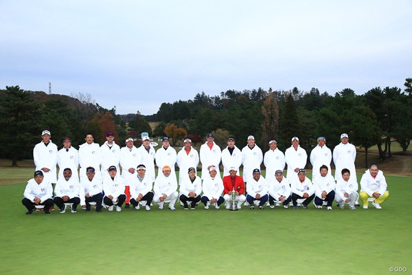 2018年 ゴルフ日本シリーズJTカップ 最終日 全員集合 来年も男子ツアーよろしくね！！